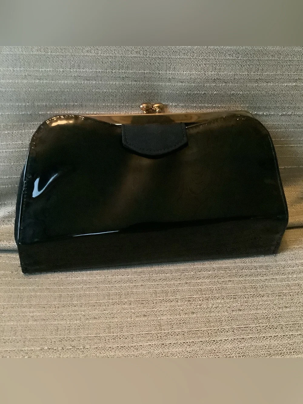 Vintage 3 in 1 Evening Clutch with Gold Frame